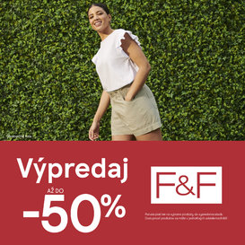 Výpredaj v F&F nabitý top zľavami