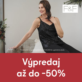  Výpredaj až do - 50 %
