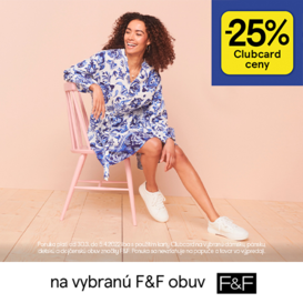 - 25 % na vybranú F&F obuv