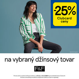 - 25 % na vybraný džínsový tovar