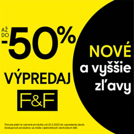 Zľava až 50 %