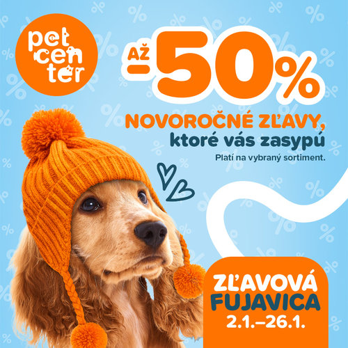 PetCenter hlási zľavovú fujavicu!