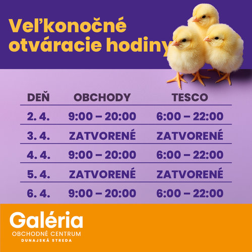 Otváracie hodiny počas sviatkov